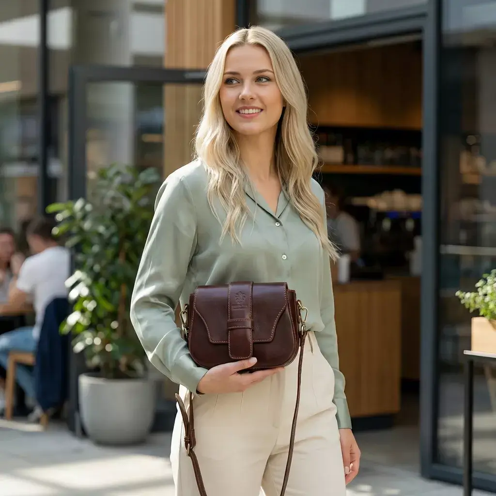 dámská kožená kabelka přes rameno arianna 222406 – elegantní crossbody z pravé kůže % » reform kožená kabelka přes rameno arianna 222406