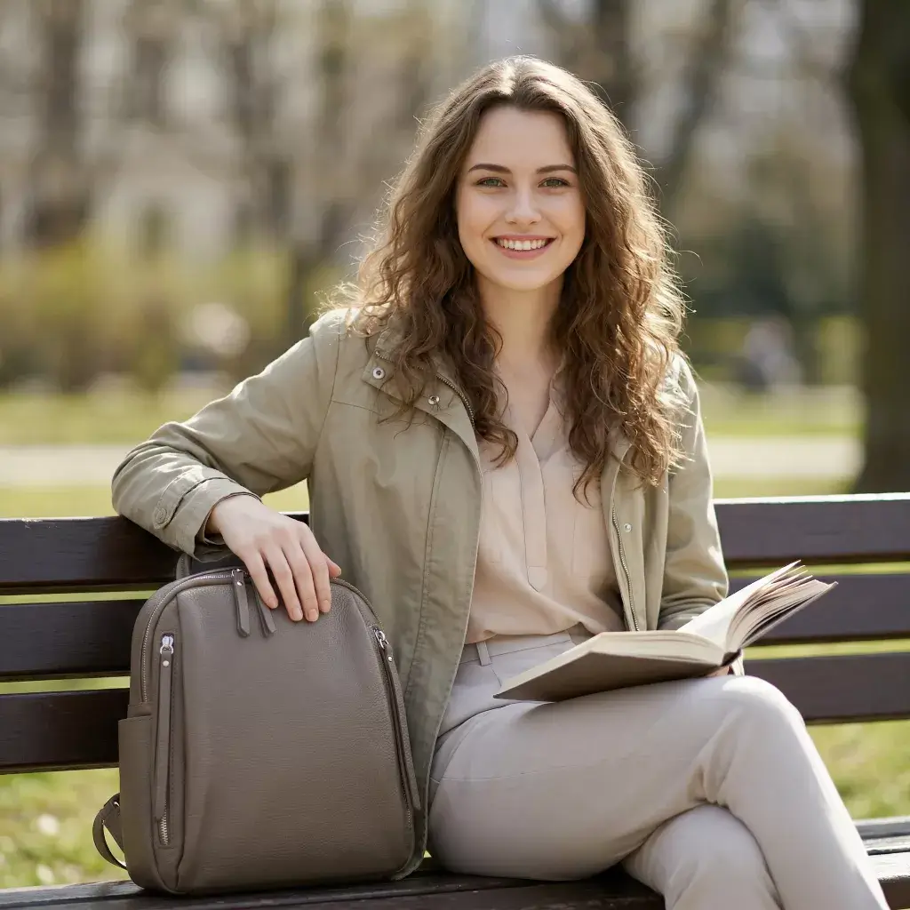 dámský kožený batoh sofia 332709 – elegantní batoh z přírodní kůže dollaro % » reform sofia 332709 02