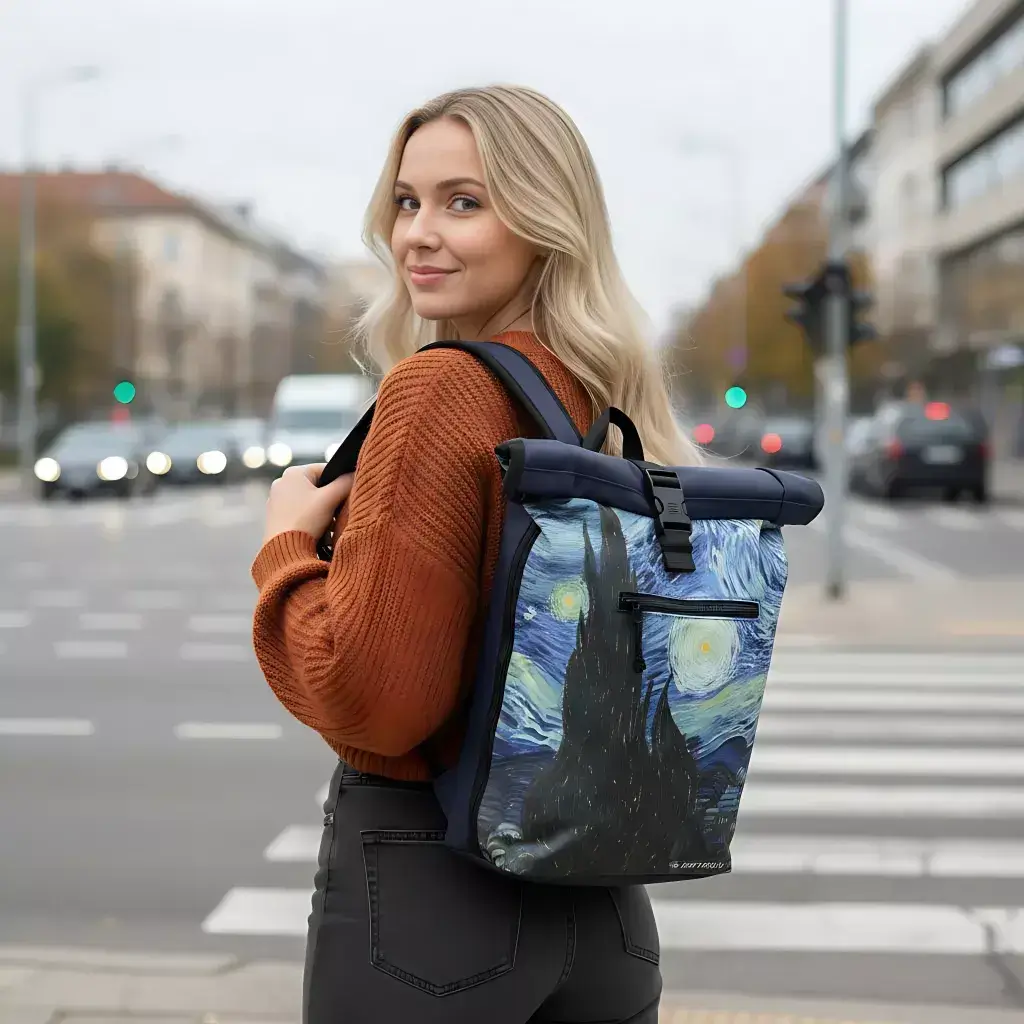 Unisex městský batoh New Rebels New York 51.140322 - Hvězdná noc - Obrázek 2