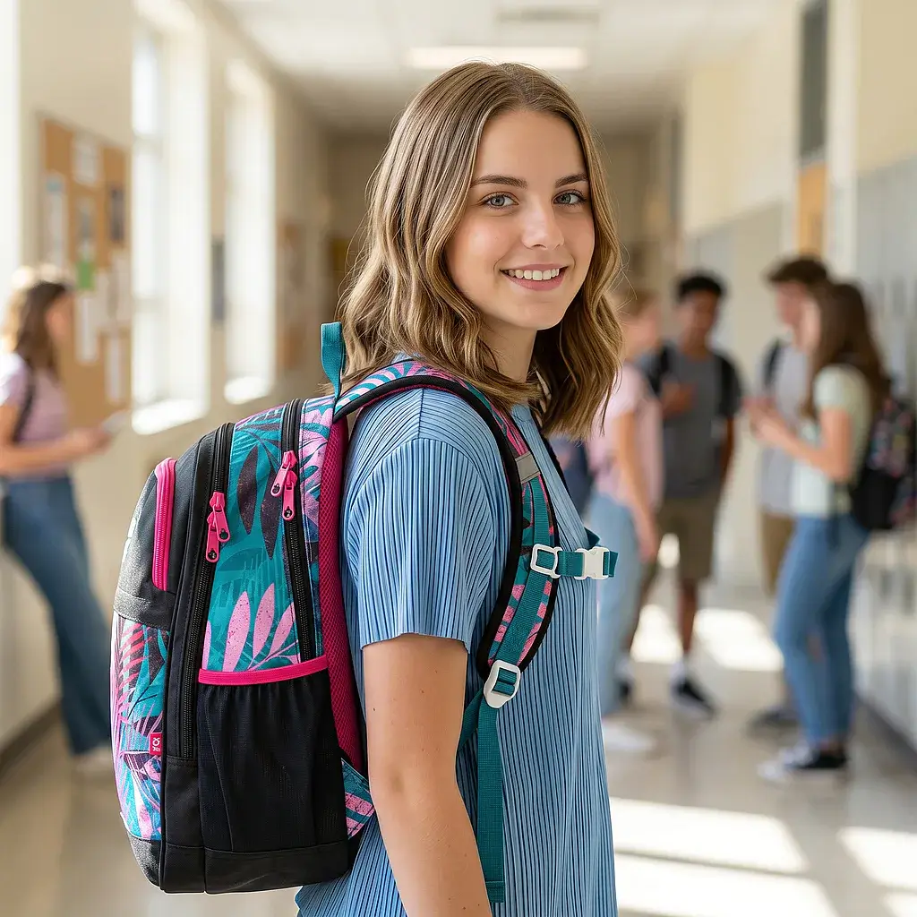 studentský batoh topgal rubi 20027 - modrý » reform studentský batoh topgal rubi 20027 - modrý - obrázek 2