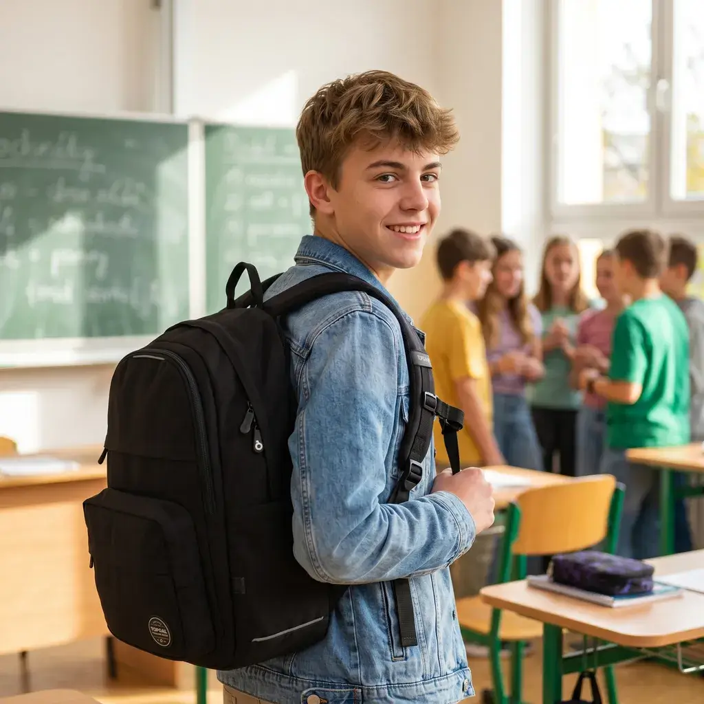 studentský batoh topgal sany 26043 - černý % » reform studentský batoh topgal sany 26043 - černý - obrázek 2