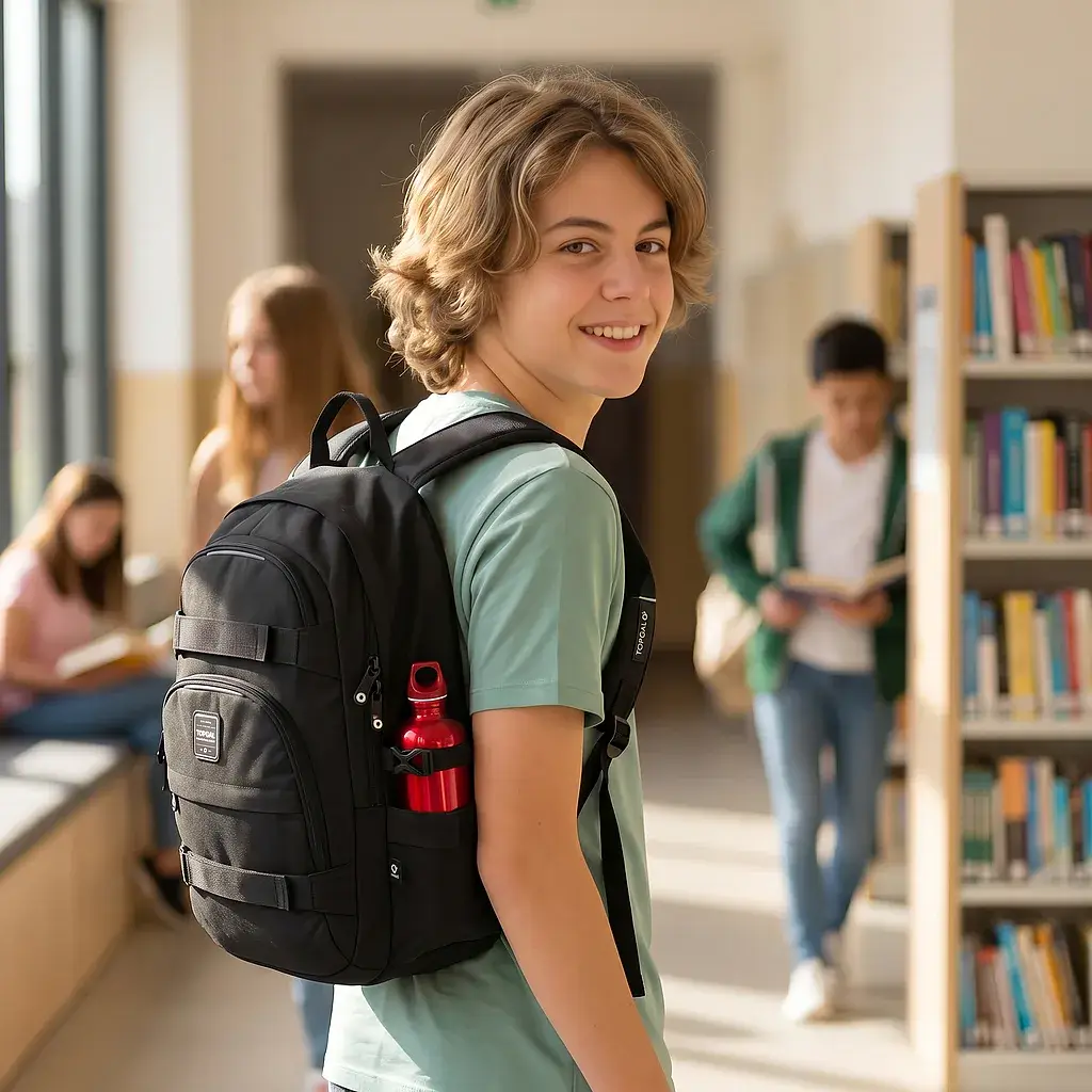 Studentský batoh Topgal VIKI 24032 - černý » REFORM Studentský batoh Topgal VIKI 24032 - černý - Obrázek 2