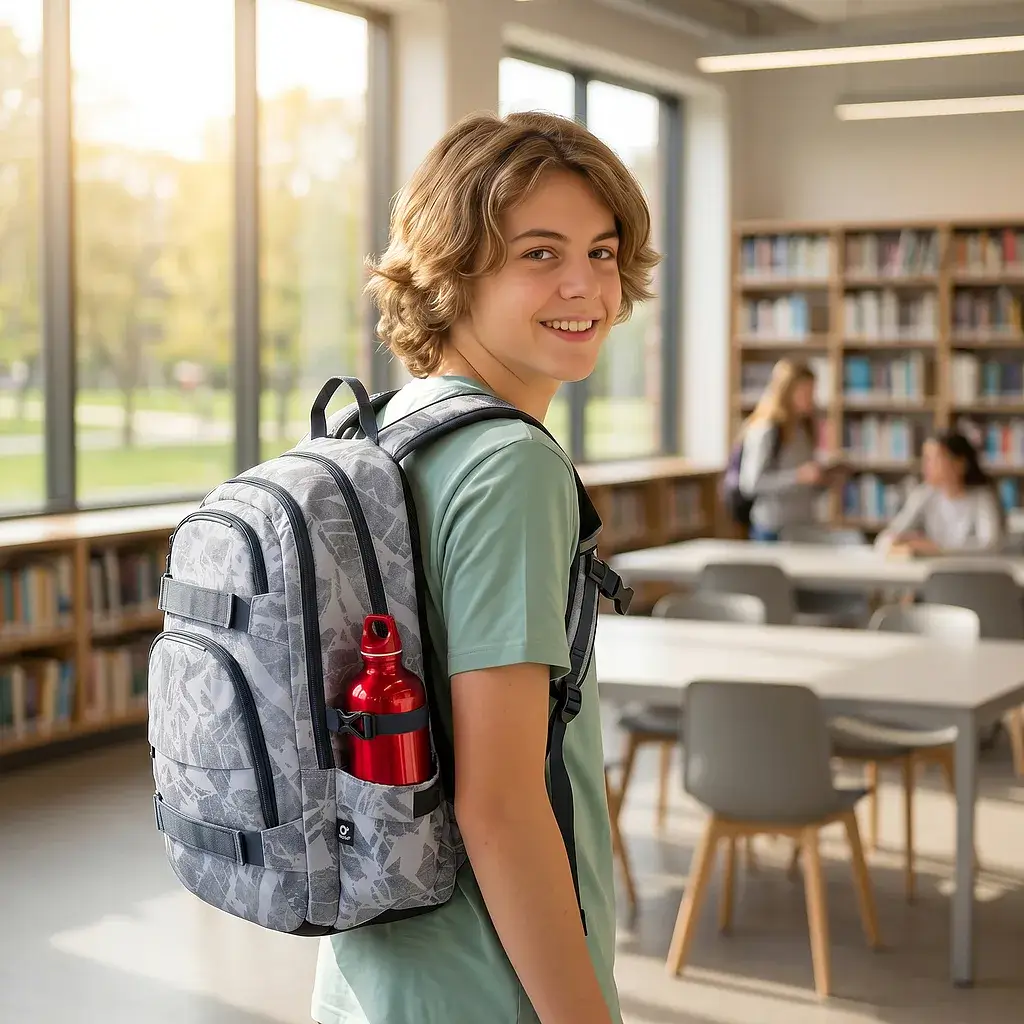 Studentský batoh Topgal VIKI 24036 - šedý mramor » REFORM Studentský batoh Topgal VIKI 24036 - šedý mramor - Obrázek 2