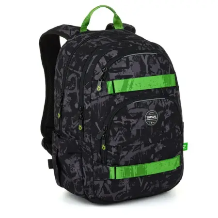 Studentský batoh Topgal VIKI 26041 Graffiti Green