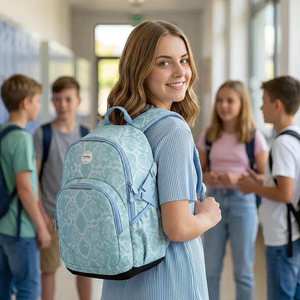 Studentský batoh Topgal YOKO 24029 - světle modrý » REFORM Studentský batoh Topgal YOKO 24029 - světle modrý - Obrázek 2
