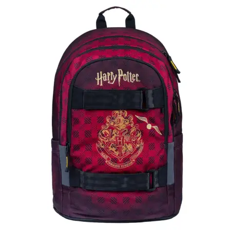 Školní batoh Baagl Skate Harry Potter Bradavice - vínový